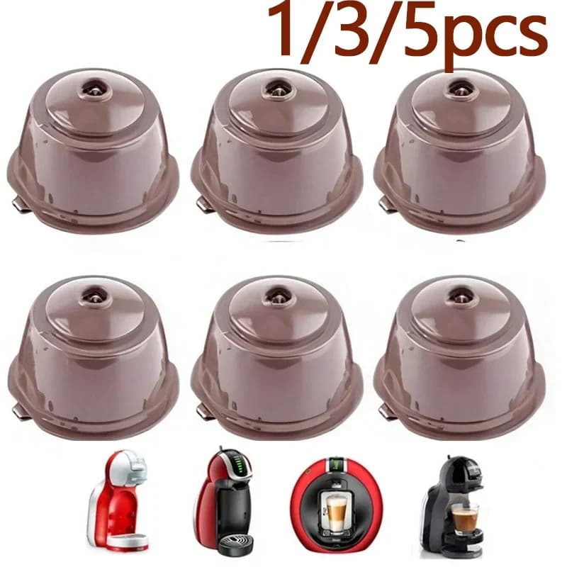 Gjenbrukbare kaffekapsler til Nescafe Dolce Gusto – 1/3/5/10 stk.