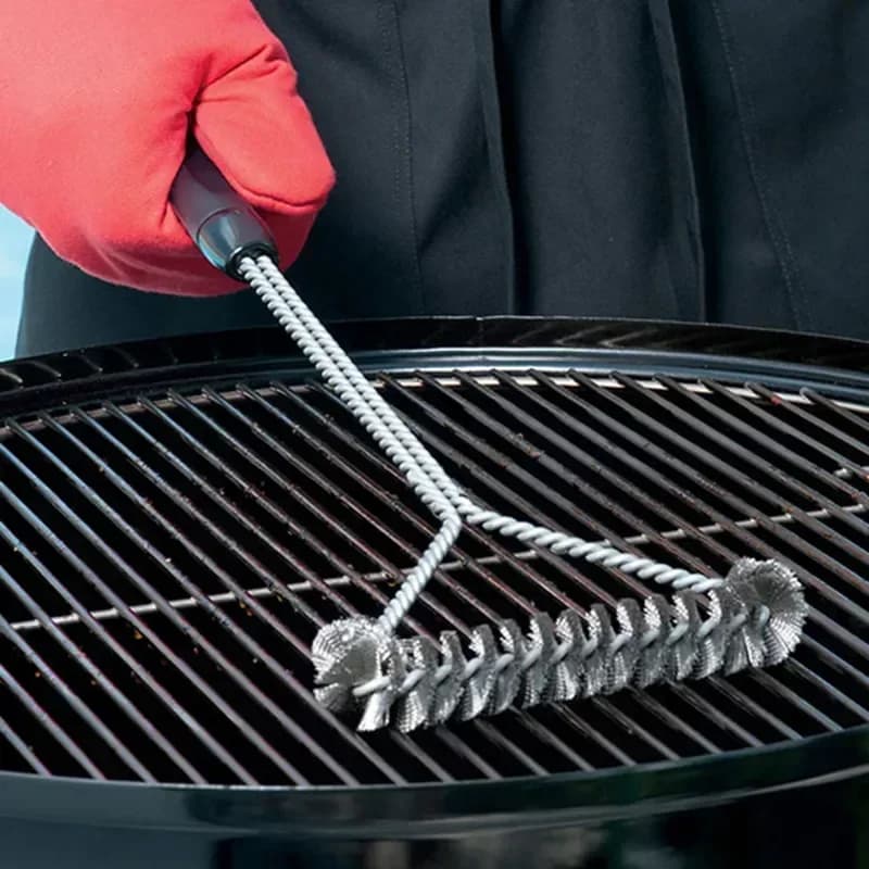 Grillbørste i rustfritt stål – Effektiv rengjøringsbørste til grill