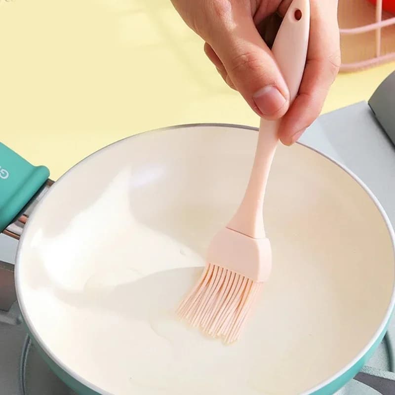 Matgodkjent silikonoljebørste for grilling og baking