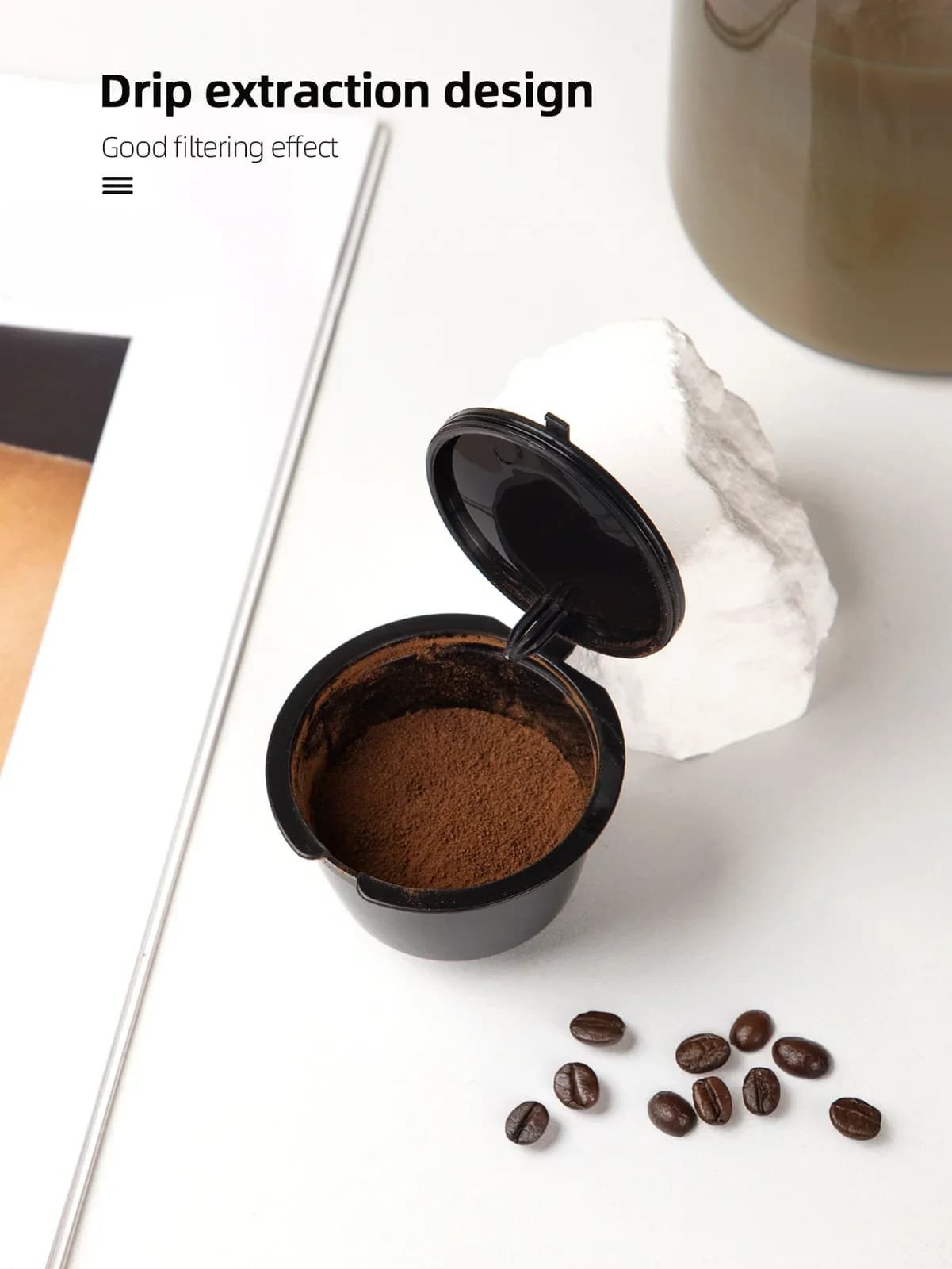 Gjenbrukbare kaffekapsler til Nescafe Dolce Gusto – 1/3/5/10 stk.