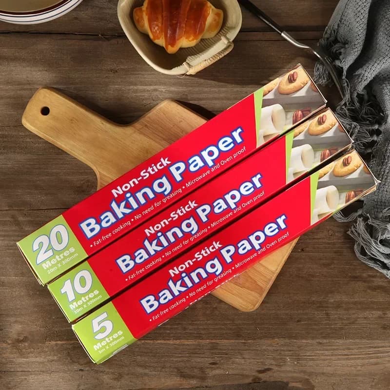 Ferdigkuttet bakepapir | Non-stick bakeark for steking, grilling og airfryer