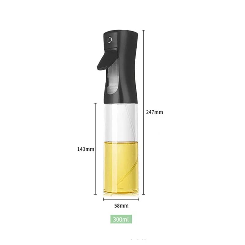 Oljesprayflaske for matlaging og airfryer – 100/200/300/500 ml