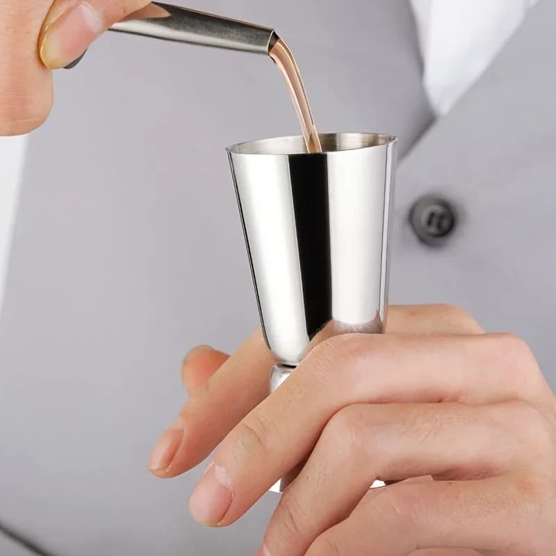 Målebeger i rustfritt stål til cocktail og jigger