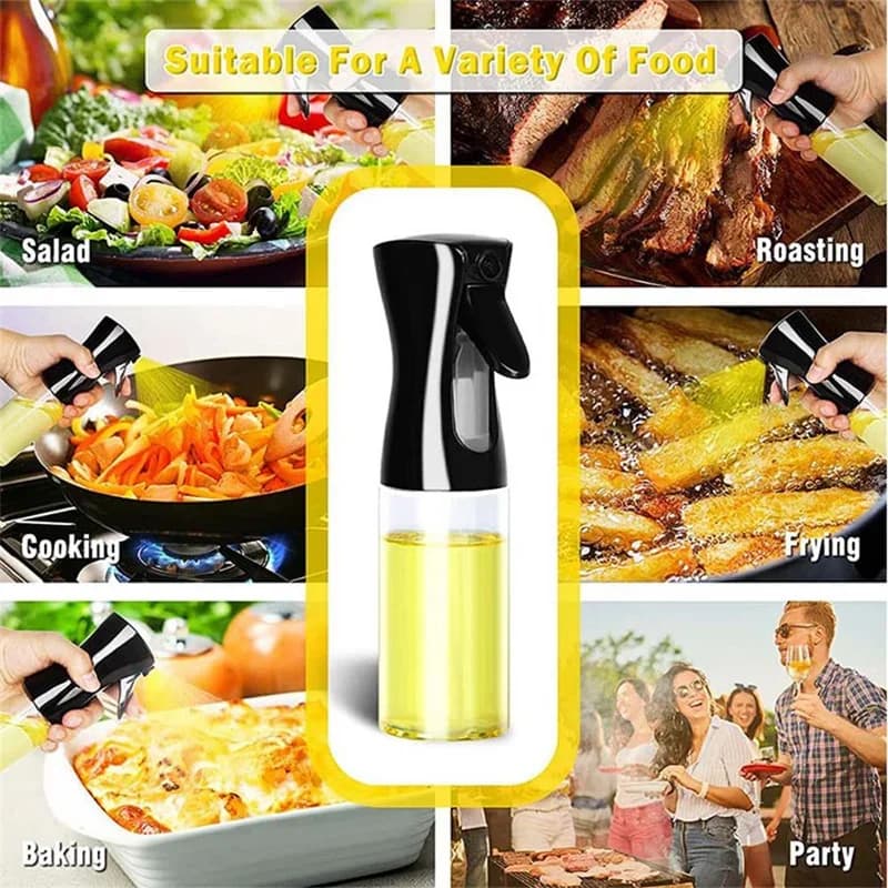 Oljesprayflaske for matlaging og airfryer – 100/200/300/500 ml