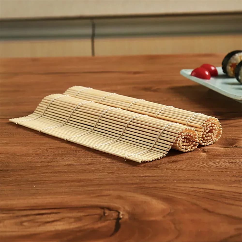 Tradisjonell sushimatte i bambus – rullematte for sushilaging