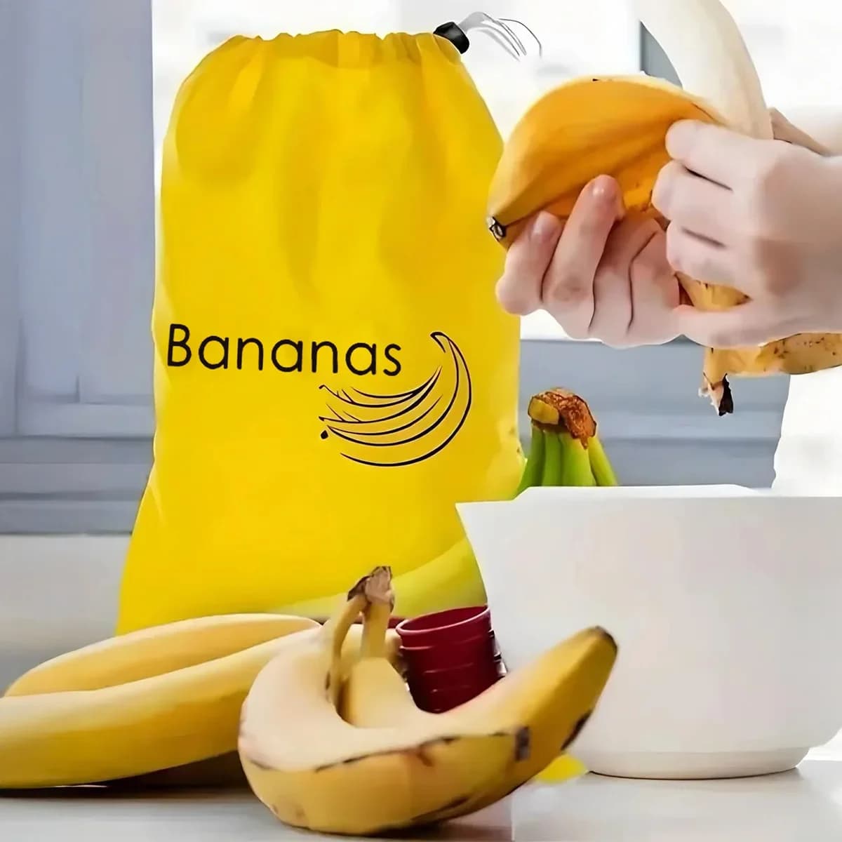 Oppbevaringsposer for bananer og salat – 1/2/3/5 stk.