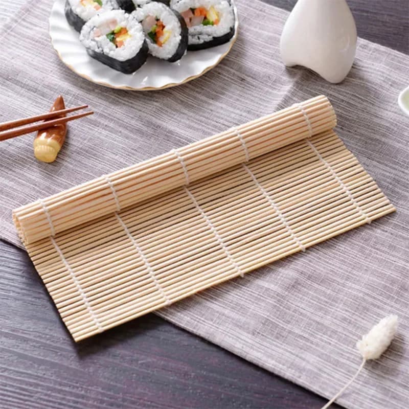 Tradisjonell sushimatte i bambus – rullematte for sushilaging
