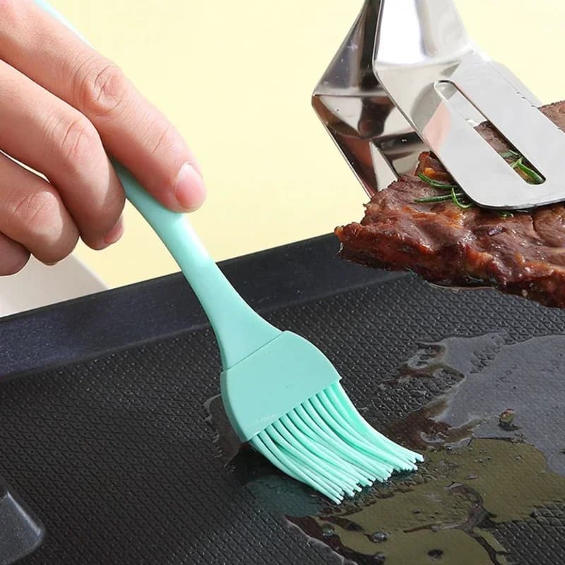 Matgodkjent silikonoljebørste for grilling og baking