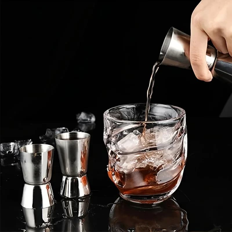 Målebeger i rustfritt stål til cocktail og jigger