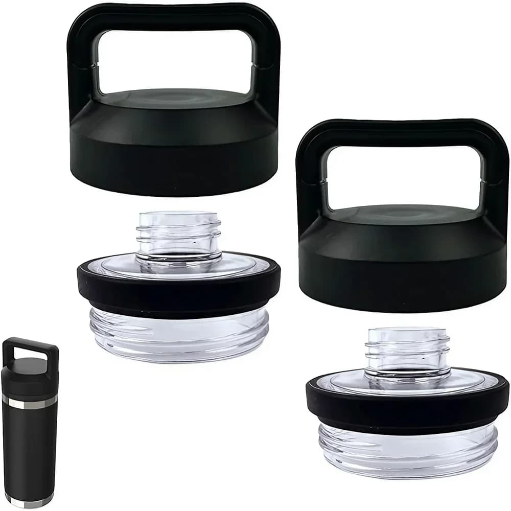 1, 2 eller 3 stk. Rambler Chug erstatningslokk, kompatibelt med YT-modeller 18 oz, 26 oz, 36 oz, 64 oz – sportsflaskelokk
